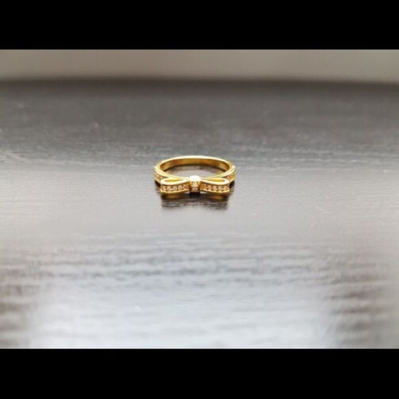 New Sterling Silver Bow Tie Ring - Picture 3 of 5